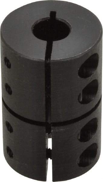 Climax Metal Products - 3/8" Inside x 1-1/16" Outside Diam, Rigid Coupling without Keyway - 1-5/8" Long - Americas Tooling