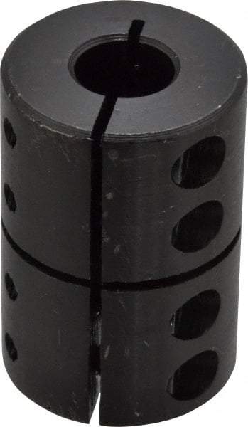 Climax Metal Products - 1/2" Inside x 1-1/4" Outside Diam, Rigid Coupling without Keyway - 1-7/8" Long - Americas Tooling