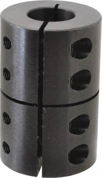 Climax Metal Products - 7/8" Inside x 1-7/8" Outside Diam, Rigid Coupling without Keyway - 2-7/8" Long - Americas Tooling