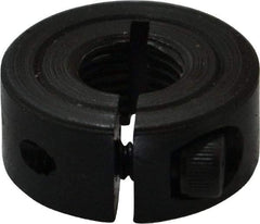 Climax Metal Products - 3/8-24 Thread, Steel, One Piece Threaded Shaft Collar - 7/8" Outside Diam, 3/8" Wide - Americas Tooling