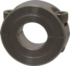 Climax Metal Products - 1/2" Bore, Stainless Steel, Two Piece Shaft Collar - 1-1/8" Outside Diam, 13/32" Wide - Americas Tooling