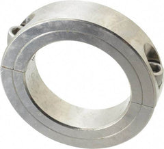 Climax Metal Products - 2-1/2" Bore, Stainless Steel, Two Piece Shaft Collar - 3-3/4" Outside Diam, 7/8" Wide - Americas Tooling