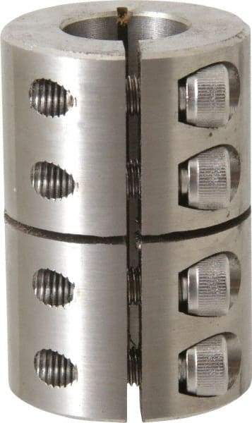 Climax Metal Products - 3/4" Inside x 1-1/2" Outside Diam, One Piece Split Clamping Collar - 2-1/4" Long - Americas Tooling