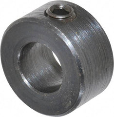 Climax Metal Products - 7/16" Bore, Steel, Set Screw Shaft Collar - 7/8" Outside Diam, 7/16" Wide - Americas Tooling