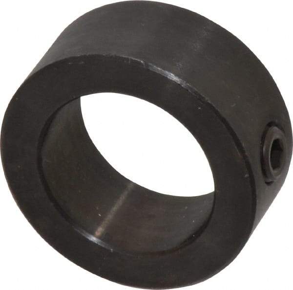 Climax Metal Products - 1" Bore, Steel, Set Screw Shaft Collar - 1-1/2" Outside Diam, 5/8" Wide - Americas Tooling