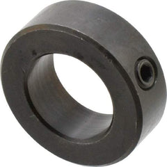 Climax Metal Products - 1-3/16" Bore, Steel, Set Screw Shaft Collar - 2" Outside Diam, 11/16" Wide - Americas Tooling