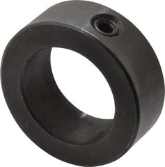 Climax Metal Products - 1-3/8" Bore, Steel, Set Screw Shaft Collar - 2-1/8" Outside Diam, 3/4" Wide - Americas Tooling