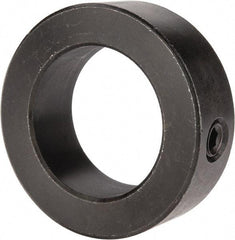 Climax Metal Products - 1-7/16" Bore, Steel, Set Screw Shaft Collar - 2-1/4" Outside Diam, 3/4" Wide - Americas Tooling