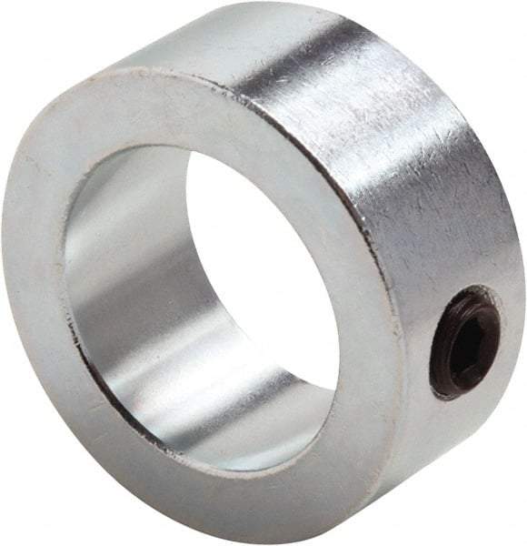 Climax Metal Products - 2-1/16" Bore, Steel, Set Screw Shaft Collar - 3" Outside Diam, 7/8" Wide - Americas Tooling