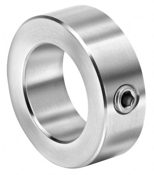 Climax Metal Products - 5-7/16" Bore, Steel, Set Screw Shaft Collar - 6-1/2" Outside Diam, 1-1/4" Wide - Americas Tooling