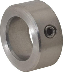 Climax Metal Products - 20mm Bore, Stainless Steel, Set Screw Shaft Collar - 1-1/4" Outside Diam - Americas Tooling