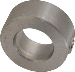 Climax Metal Products - 9/16" Bore, Stainless Steel, Set Screw Shaft Collar - 1" Outside Diam, 7/16" Wide - Americas Tooling