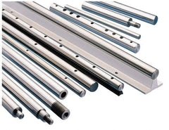 Thomson Industries - 1-1/2" Diam, 54" Long, Stainless Steel Standard Round Linear Shafting - 50-55C Hardness, 1.2494/1.2489 Tolerance - Americas Tooling