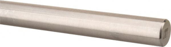 Thomson Industries - 1/2" Diam, 3' Long, Steel Standard Round Linear Shafting - 60-65C Hardness, .4995/.4990 Tolerance - Americas Tooling