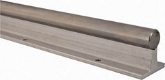 Thomson Industries - 1" Shaft Diam, 2.13" Base Width, Steel Shaft, Aluminum Rail, Round Shaft Assemblies - 24" Long, 1/2" Neck Width - Americas Tooling