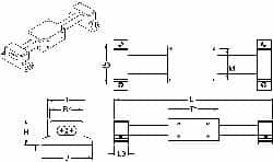 Thomson Industries - Manually Driven Linear Motion System - 36" Long x 2.13" Wide - Americas Tooling