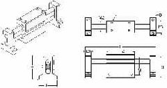 Thomson Industries - Manually Driven Linear Motion System - 36" Long x 2-1/4" Wide - Americas Tooling