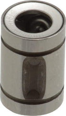 Thomson Industries - 1/4" ID, 19 Lb Dynamic Load Capacity, Closed Linear Bearing - 1/2" OD - Americas Tooling