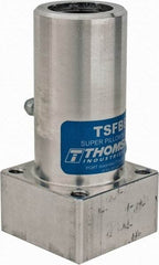 Thomson Industries - 1-3/4" Inside Diam, 1130/2260 Lbs. Dynamic Capacity, Twin Flanged Pillow Block Linear Bearing - 2.38" Overall Width - Americas Tooling