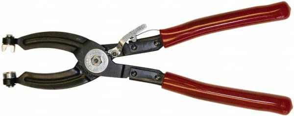 Mag-Mate - 10-1/2" OAL, Hose Clamp Pliers - Straight Jaw, Vinyl Coated Handles - Americas Tooling