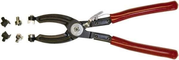 Mag-Mate - 10-1/2" OAL, Hose Clamp Pliers - Straight Jaw, Vinyl Coated Handles - Americas Tooling