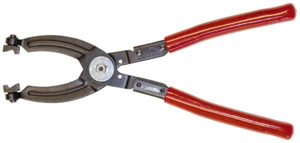 Mag-Mate - 10-1/2" OAL, Click Style Hose Clamp Pliers - Straight Jaw, Vinyl Coated Handles - Americas Tooling