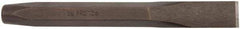 Proto - 4-7/8" OAL x 1/4" Blade Width Cold Chisel - 1/4" Tip, 3/16" Stock, Steel Handle - Americas Tooling