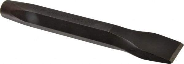 Proto - 8-1/4" OAL x 1-3/16" Blade Width Cold Chisel - 1-3/16" Tip, 1" Stock, Steel Handle - Americas Tooling