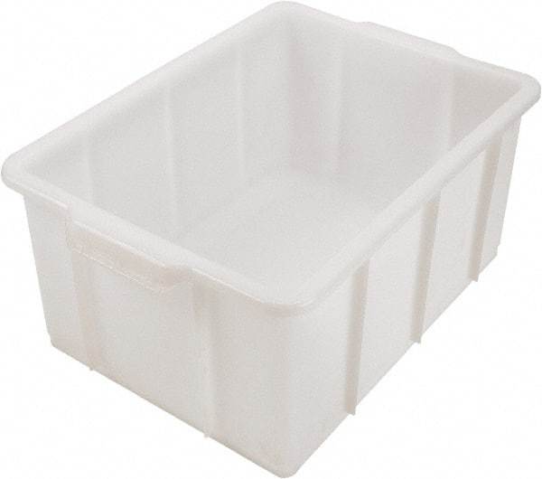 Dynalon Labware - 5.3 Gal, Clear Polyethylene Tote Container - Nesting, 16.3" Long x 12.4" Wide x 7.9" High - Americas Tooling