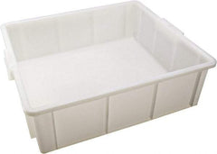 Dynalon Labware - White Polyethylene Tote Container - Stacking, 18" Long x 16.1" Wide x 5.6" High - Americas Tooling