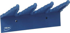 Vikan - 22 Lb, 6-1/2" Wide, 2-1/2" High, Polypropylene, Wall Bracket - 9-1/2" Long, 3 Holders - Americas Tooling