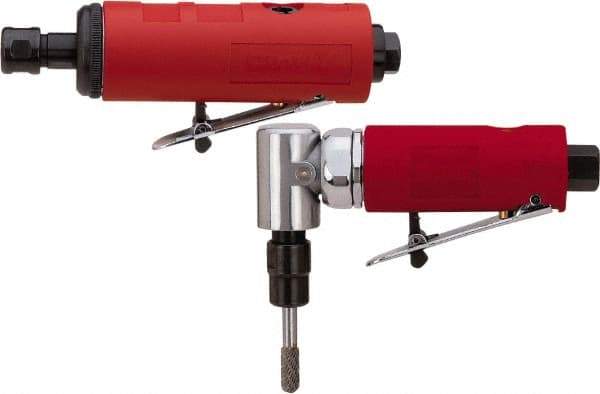 Sioux Tools - 1/4" Collet, Straight Handle, Straight Air Die Grinder - 22,000 RPM, Rear Exhaust, 16 CFM, 0.5 hp, 6.21 bar, 1/4 NPT - Americas Tooling