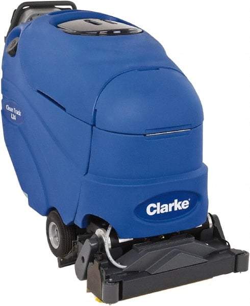 Clarke - 24" Cleaning Width, 70" Water Lift, Walk Behind Carpet Extractor - 93 CFM Air Flow, 20 Gal Tank Capacity, 16 Gal Tank Recovery Capacity, 100 Pump psi - Americas Tooling