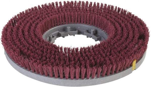 Carlisle - Rotary Brush - 19" Machine, 1-1/2" Trim Length, Red Pad, Nylon - Americas Tooling