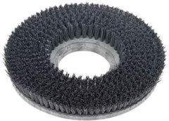 Clarke - 14" Diam Scrubbing Brush - 14" Machine, Black Pad, Polypropylene - Americas Tooling