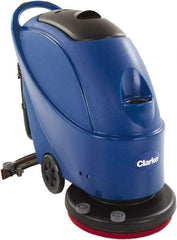 Clarke - 20" Cleaning Width, Battery Powered Floor Scrubber - 0.75 hp, 160 RPM, 10.5 Gal Tank Capacity - Americas Tooling