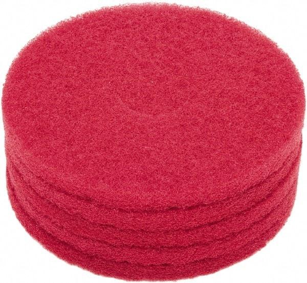 Clarke - Floor Pad - 14" Machine, Red Pad, Polyester - Americas Tooling