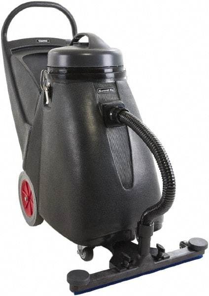 Clarke - 18 Gal Plastic Tank, Electric Powered Wet/Dry Vacuum - 1.17 Peak hp, 110 Volt, 8 Amps, 9' Hose Fitting, Cloth Filter, Accessories Included - Americas Tooling