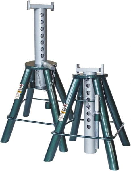 Safeguard - 20,000 Lb Capacity Jack Stand - 18-15/16 to 30-1/2" High - Americas Tooling