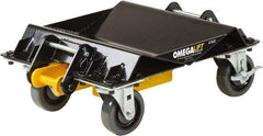 Omega Lift Equipment - 4 Wheel, 2,000 Lb Capacity, One Pair Dolly without Handle - 4" Casters, 10 to 36" Polyurethane Mold on Polyetyhylene Wheels - Americas Tooling