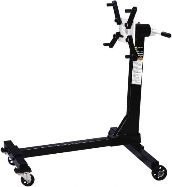 Omega Lift Equipment - 750 Lb Capacity Engine Repair Stand - 36-3/4 to 36-3/4" High, 31-1/2" Chassis Width x 31-1/2" Chassis Length - Americas Tooling