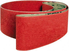 VSM - 3" Wide x 24" OAL, 40 Grit, Ceramic Abrasive Belt - Ceramic, Coarse, Coated, X Weighted Cloth Backing, Wet/Dry - Americas Tooling