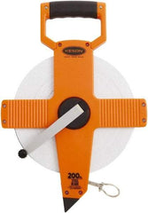 Keson - 200' x 3/8" Tape Measure - 1/10 & 1/100" Graduation - Americas Tooling