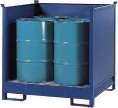 Denios - Mobile Spill Containment Type: Transport Pallet w/Side Walls Number of Drums: 4 - Americas Tooling