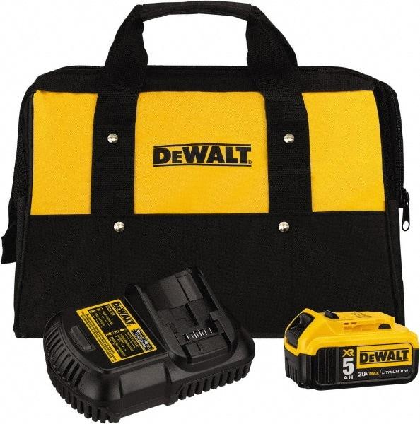 DeWALT - 20 Volt, 1 Battery Lithium-Ion Power Tool Charger - 1 hr to Charge, 20 Volt MAX Batteries Power Source, Battery Included - Americas Tooling