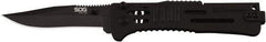 SOG Specialty Knives - 3.019" Blade, 4" OAL, Clip Point Folding Knife - 4.22" Closed Length, Stainless Steel, 1 Blade, 1 Edge, Belt clip - Americas Tooling