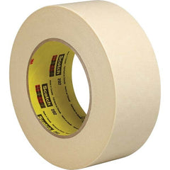 3M - 36mm Wide x 55 m x 6.3 mil Tan Crepe Paper Masking Tape - Americas Tooling