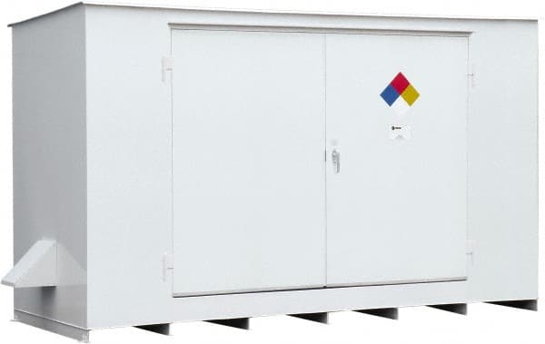 Enpac - Outdoor Safety Storage Buildings Number of Drums: 12 Fire Rated: Yes - Americas Tooling