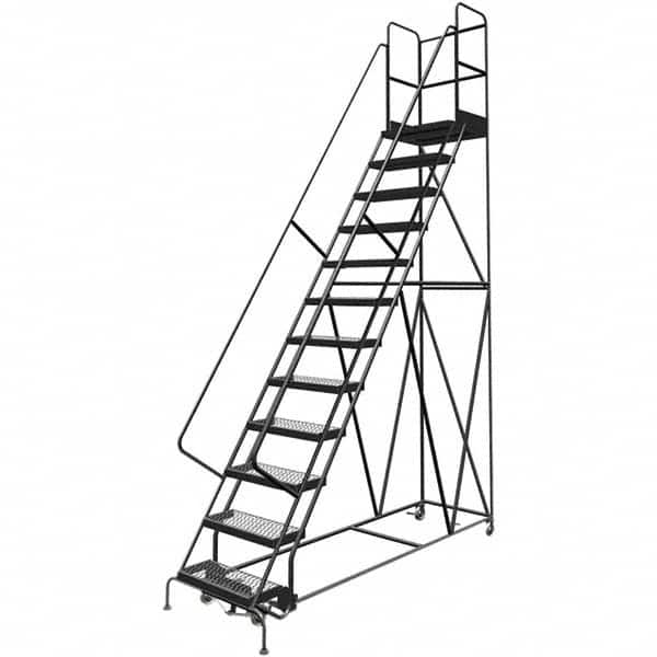 TRI-ARC - Rolling & Wall Mounted Ladders & Platforms Type: Rolling Warehouse Ladder Style: Rolling Platform Ladder - Americas Tooling