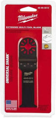 Milwaukee Tool - Rotary Multi-Material Blade - 1-1/4" Cutting Diam, Black Oxide Finish, Use with Milwaukee Multi-Tool - Americas Tooling